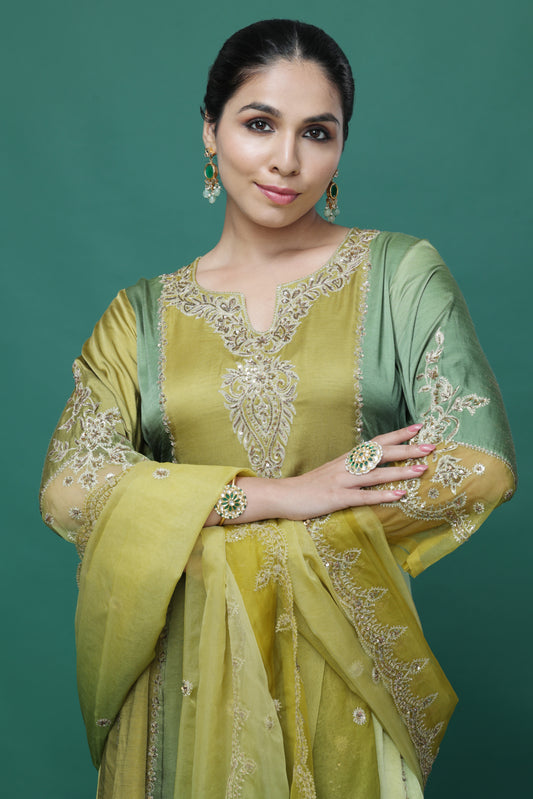 Sara Kalidar Kurta Set